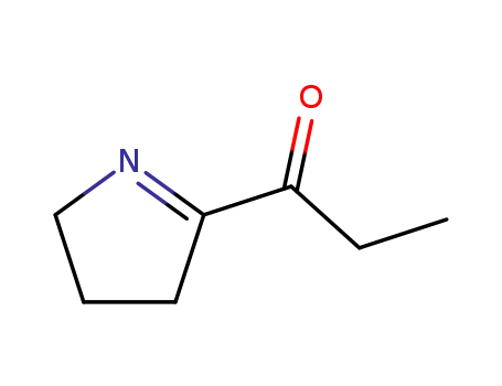Molecular Structure of 133447-37-7 (propionylpyrroline,2-propionyl-1-pyrroline)