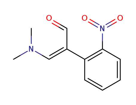 Molecular Structure of 85907-57-9 ((Z)-3-Dimethylamino-2-(2-nitro-phenyl)-propenal)