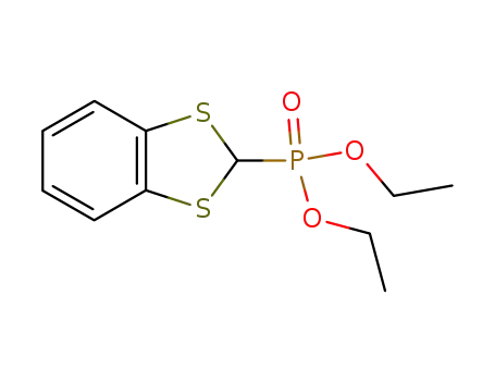 Phosphonic acid, 1,3-benzodithiol-2-yl-, diethyl ester