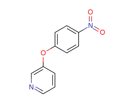 Molecular Structure of 28232-53-3 (3-(4-nitrophenoxy)pyridine)