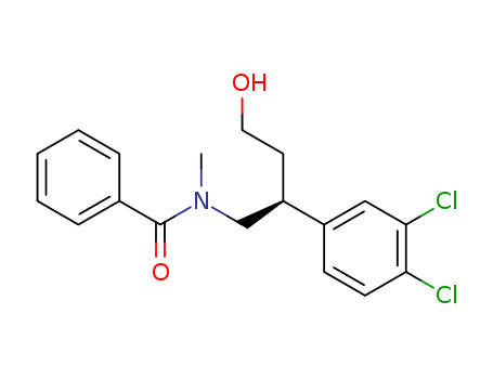 Benzamide, N-[2-(3,4-dichlorophenyl)-4-hydroxybutyl]-N-methyl-, (S)-