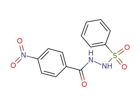 Molecular Structure of 37049-67-5 (N-(benzenesulfonyl)-4-nitro-benzohydrazide)