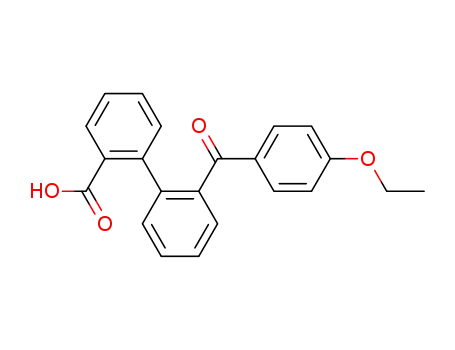 Molecular Structure of 855254-87-4 (2'-(4-ethoxy-benzoyl)-biphenyl-2-carboxylic acid)