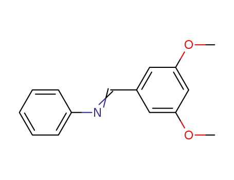 Molecular Structure of 166670-25-3 (3,4-Dimethoxy-benzalanilin)