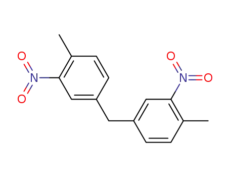 Molecular Structure of 76947-17-6 (Benzene, 1,1'-methylenebis[4-methyl-3-nitro-)