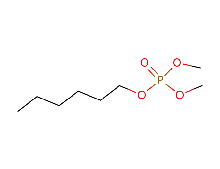 Molecular Structure of 82753-88-6 (Phosphoric acid, hexyl dimethyl ester)
