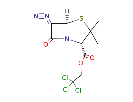 (2S,5R)-6-Diazo-3,3-dimethyl-7-oxo-4-thia-1-aza-bicyclo[3.2.0]heptane-2-carboxylic acid 2,2,2-trichloro-ethyl ester