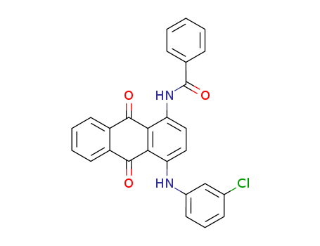 Benzamide,N-[4-[(3-chlorophenyl)amino]-9,10-dihydro-9,10-dioxo-1-anthracenyl]-