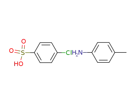 4-Chloro-benzenesulfonic acid; compound with p-tolylamine