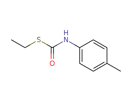 Molecular Structure of 121781-91-7 (Carbamothioic acid, (4-methylphenyl)-, S-ethyl ester)