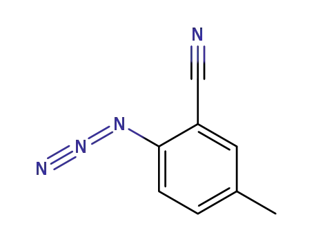 Molecular Structure of 156149-46-1 (2-azido-5-methylbenzonitrile)
