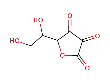 Molecular Structure of 7723-73-1 (5-(1,2-DIHYDROXYETHYL)-2,3,4(5H)-FURANTRIONE)