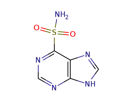 Molecular Structure of 82499-01-2 (1H-Purine-6-sulfonamide(9CI))