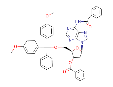 Adenosine,N-benzoyl-5'-O-[bis(4-methoxyphenyl)phenylmethyl]-2'-deoxy-, 3'-benzoate (9CI)