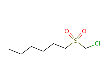 Molecular Structure of 83367-40-2 (1-chloromethanesulfonyl-hexane)