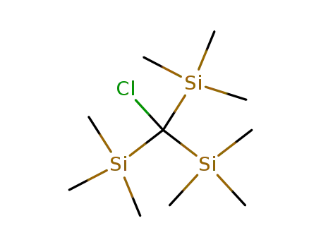 Molecular Structure of 27484-03-3 ((Chloromethylidyne)tris(trimethylsilane))