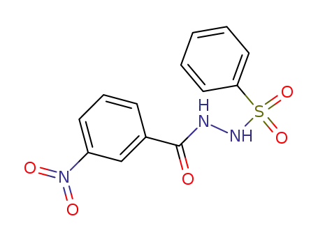 Molecular Structure of 7596-78-3 (N-(benzenesulfonyl)-3-nitro-benzohydrazide)