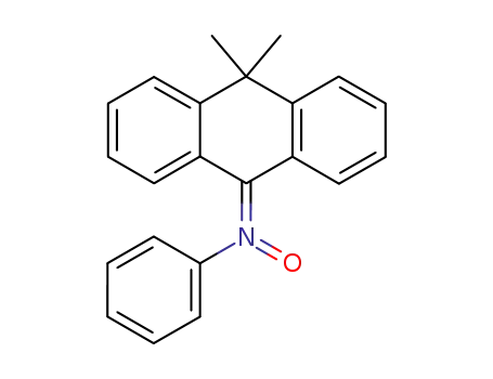 Molecular Structure of 101023-20-5 (N-(10,10-dimethyl-9,10-dihydroanthracen-9-ylidene)phenylamine N-oxide)