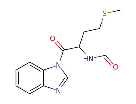 1H-Benzimidazole, 1-[2-(formylamino)-4-(methylthio)-1-oxobutyl]-, (S)-