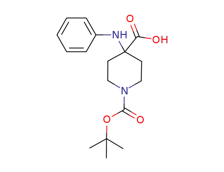1-(tert-butoxycarbonyl)-4-(phenylaMino)piperidine-4-carboxylic acid