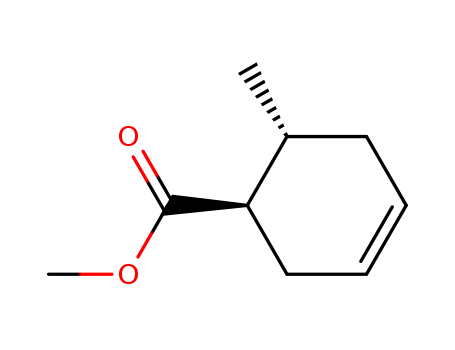 Molecular Structure of 15111-54-3 (3-Cyclohexene-1-carboxylic acid, 6-methyl-, methyl ester, trans-)