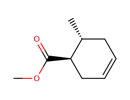 Molecular Structure of 15111-54-3 (3-Cyclohexene-1-carboxylic acid, 6-methyl-, methyl ester, trans-)