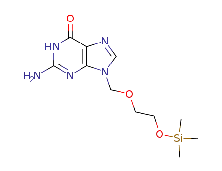 Molecular Structure of 364634-35-5 (9-(2-trimethylsilyloxyethoxymethyl)guanine)