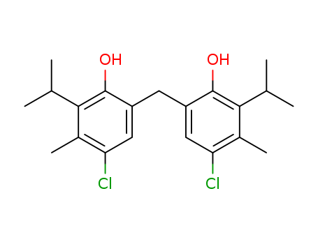 Phenol,2,2'-methylenebis[4-chloro-5-methyl-6-(1-methylethyl)- (9CI)