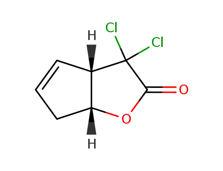 (3aS,6aR)-3,3-dichloro-3,3a,6,6a-tetrahydro-2H-cyclopenta[b]furan-2-one
