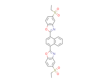 Benzoxazole, 2,2-(1,4-naphthalenediyl)bis(5-(ethylsulfonyl)-