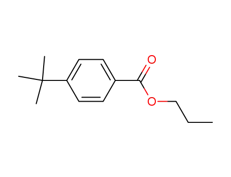 Molecular Structure of 6282-27-5 (propyl 4-tert-butylbenzoate)