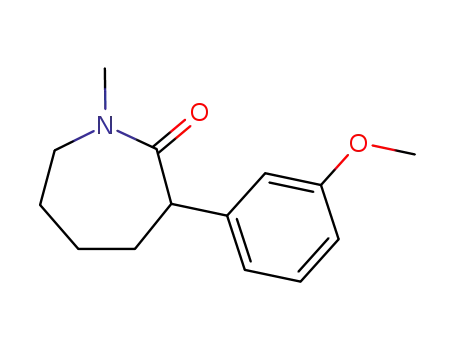 3-(3-メトキシフェニル)-1-メチルアゼパン-2-オン