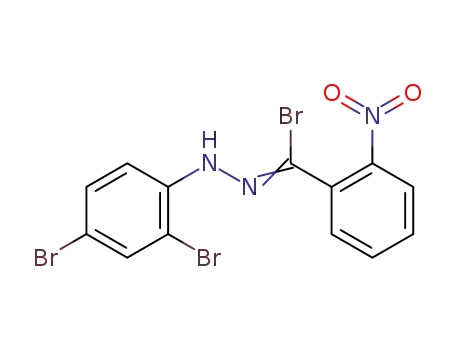 <i>N</i>'-(2,4-dibromo-phenyl)-2-nitro-benzohydrazonoyl bromide