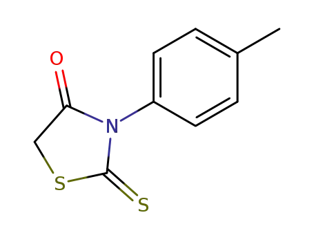 Molecular Structure of 3919-81-1 (3-(p-tolyl)-rhodanin)