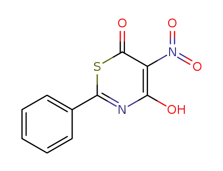 6H-1,3-Thiazin-6-one, 4-hydroxy-5-nitro-2-phenyl-