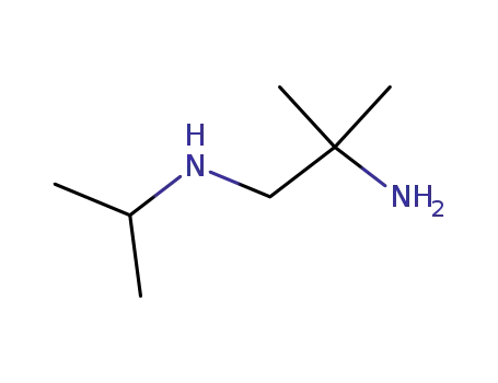 Molecular Structure of 5448-29-3 (2-amino-1,1-dimethylethylisopropylamine)