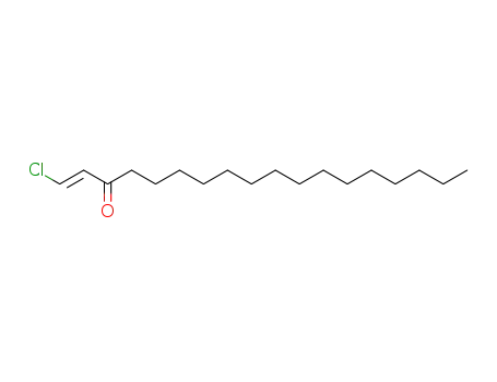 Molecular Structure of 18201-37-1 (1-Octadecen-3-one, 1-chloro-)