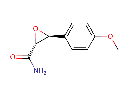 Molecular Structure of 195616-19-4 ((2R,3S)-3-(4-methoxyphenyl)glycidic amide)