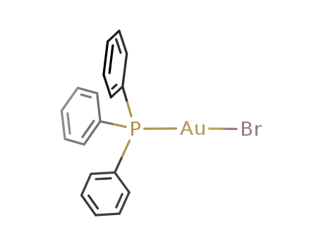 Molecular Structure of 14243-65-3 (BROMO(TRIPHENYLPHOSPHINE)GOLD (I))