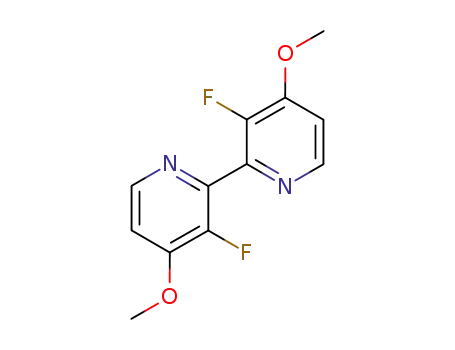 Molecular Structure of 109613-99-2 (3,3'-Difluor-4,4'-dimethoxy-2,2'-bipyridin)