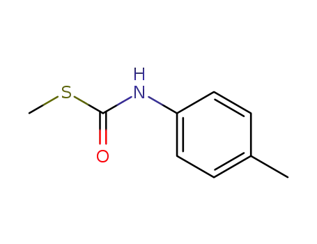 Molecular Structure of 61578-87-8 (Carbamothioic acid, (4-methylphenyl)-, S-methyl ester)