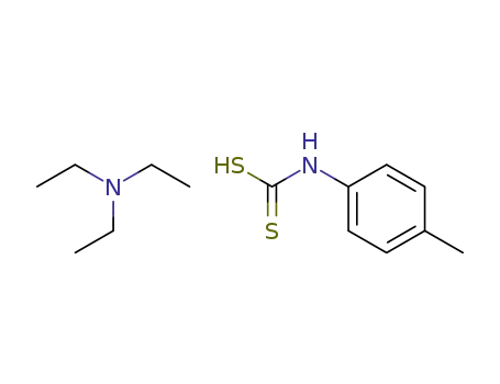 4-methylphenyl dithiocarbamic acid triethylammonium