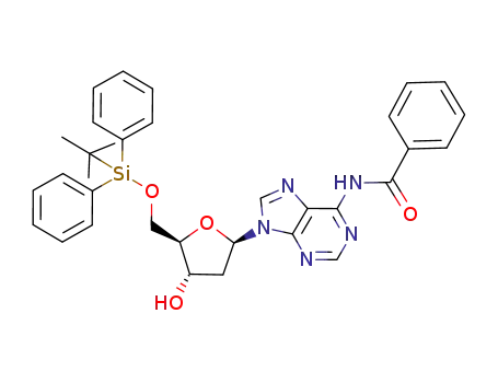 Adenosine, N-benzoyl-2'-deoxy-5'-O-[(1,1-dimethylethyl)diphenylsilyl]-