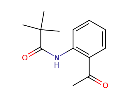 Molecular Structure of 6141-25-9 (Propanamide, N-(2-acetylphenyl)-2,2-dimethyl-)