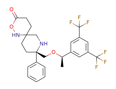C<sub>25</sub>H<sub>26</sub>F<sub>6</sub>N<sub>2</sub>O<sub>3</sub>