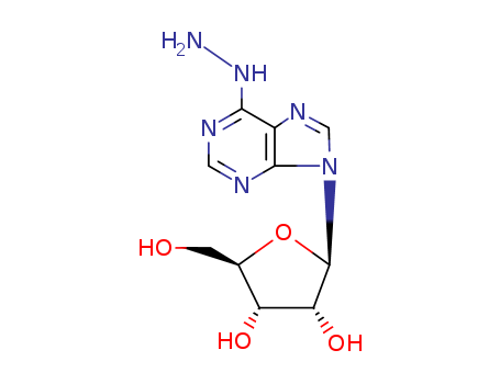 2-(6-hydrazinylpurin-9-yl)-5-(hydroxymethyl)oxolane-3,4-diol cas  5746-27-0