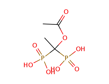 Molecular Structure of 7316-54-3 ((1-acetyloxyethylidene)-1,1-bisphosphonic acid)