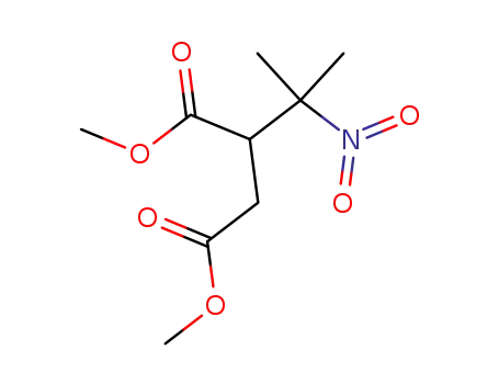Molecular Structure of 1642-61-1 (Butanedioic acid, (1-methyl-1-nitroethyl)-, dimethyl ester)