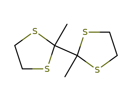 Molecular Structure of 18554-41-1 (2,2'-Bi-1,3-dithiolane,2,2'-dimethyl-)