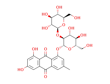 emodin 1-O-β-D-glucopyranosyl-(1→2)-glucopyranoside